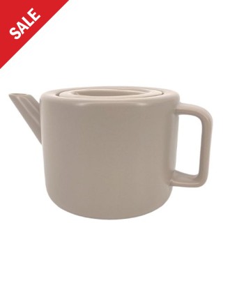 Ceainic din ceramica, gri, 1.5 Litri, Fika - SIMONA'S COOKSHOP